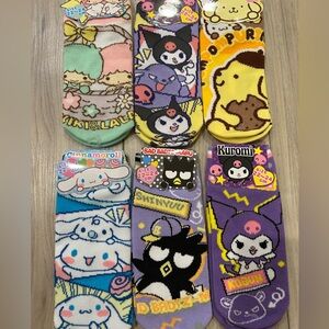 Sanrio Colorful Character Socks Collection